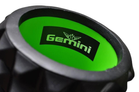 Роллер для йоги і пилатеса Gemini Grid Speler 45x14 см з виттям під спину Чорний (G0012BK)