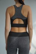 Лосини та топ "Fitness" ( Спортивний комплект ), Чёрный, M