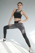 Лосини та топ "Fitness" ( Спортивний комплект ), Чёрный, M