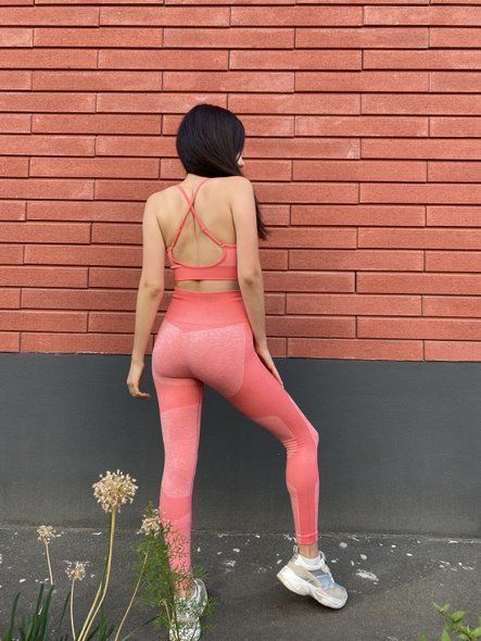 Лосини та топ Push Up Coral ( Спортивний комплект ), S