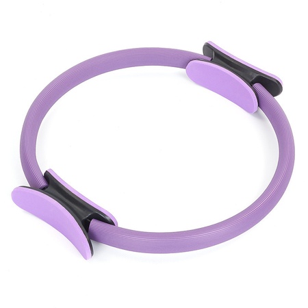 Эспандер MS 2287 кольцо для пилатеса цвет фиолетовый