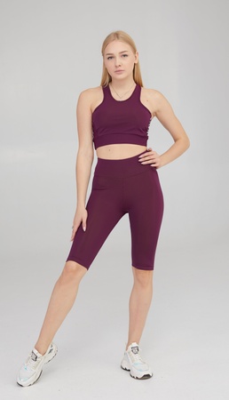 Женские велосипедки Aktasport Basic Violet, Винный, XS