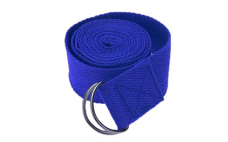 Ремень для йоги MS 1838 blue180 см, ремень для растяжки