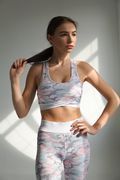 Лосини та топ "Military White" ( Спортивний комплект ), Белый, S