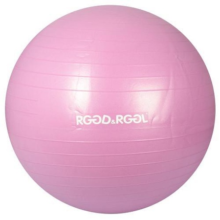 Мяч для фитнеса, фитбол 55 см RGGD розовый (MS 3343-1-P)