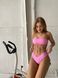 Купальник бандо Akta Bali Pink, Розовый, XXS