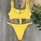 Купальник жіночий Beach Yellow, Жовтий, S