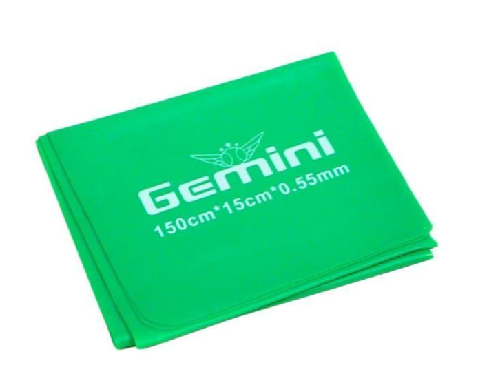Лента эластичная для фитнеса и йоги Gemini 150х15 см 0.55 мм (GE-055)