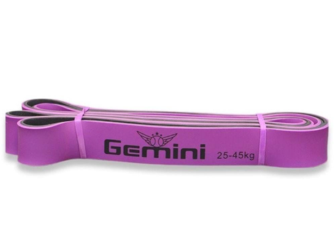 Резина для подтягиваний (лента силовая) Gemini 25-45 кг Фиолетовая (GP-0032)