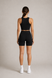 Женские шорты в рубчик Aktasport Basic Black, Чёрный, S