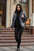 Утеплённые женские лосины Akta Casual на меху, Чёрный, XS