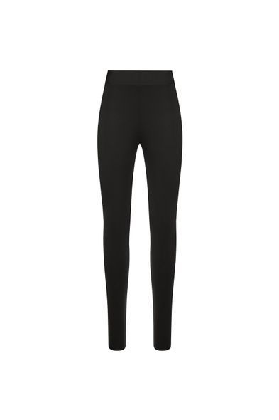 Утеплённые женские лосины Akta Casual на флисе, Чёрный, XS