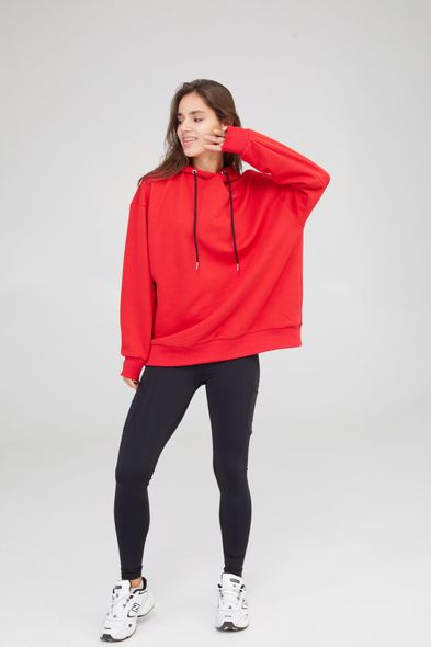 Худи женский оверсайз Aktasport Basic Red, Красный, XS/S