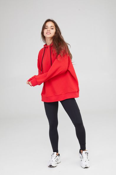 Худи женский оверсайз Aktasport Basic Red, Красный, XS/S