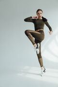 Лосины и топ "Balance" ( Комплект спортивный ), Хаки, S