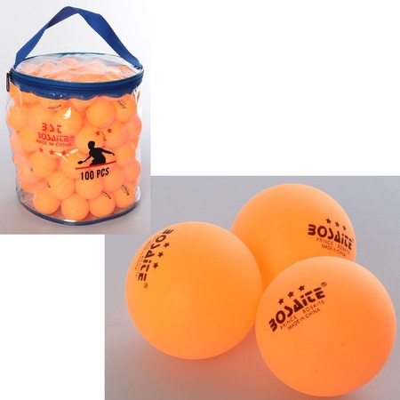 Тенісні кульки MS 2201 Кульки для тенісу , 100шт, 40мм (Помаранчевий)